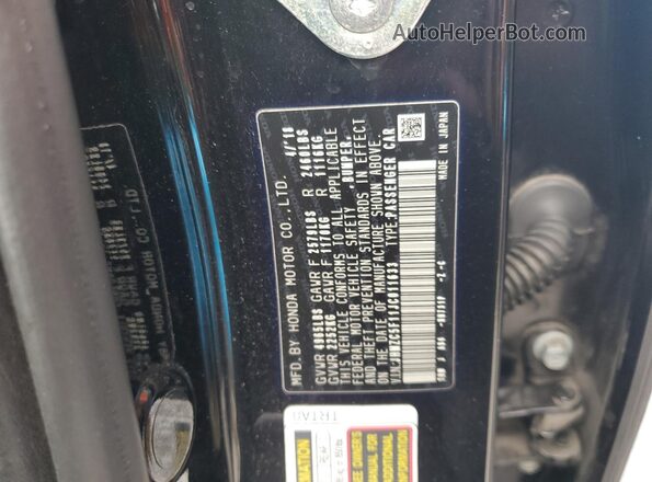 JHMZC5F11JC011633 2018 HONDA CLARITY Black 