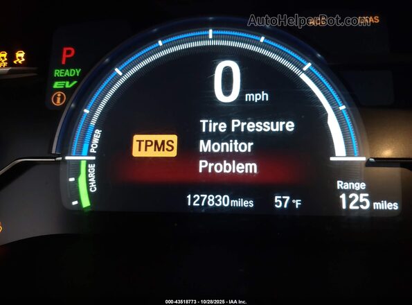 JHMZC5F14MC001828 2021 HONDA CLARITY Silver 