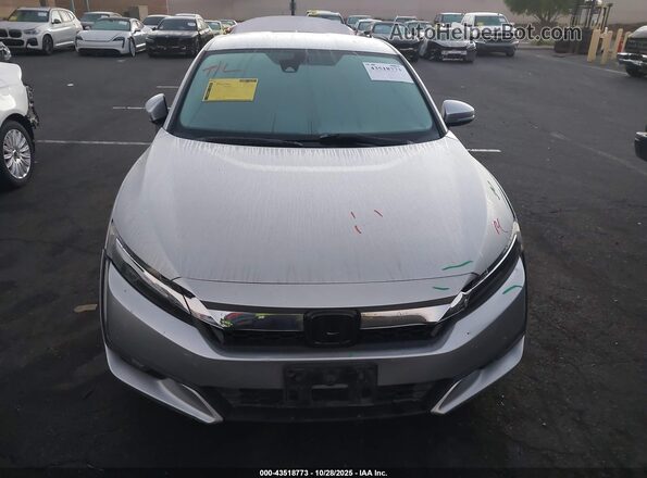 JHMZC5F14MC001828 2021 HONDA CLARITY Silver Instrument cluster view