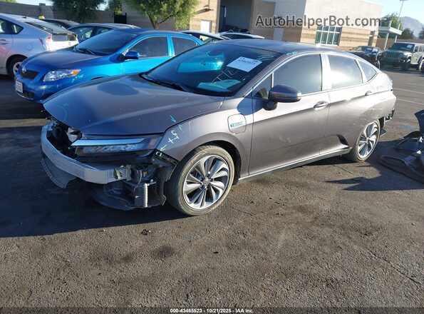 JHMZC5F15KC001298 2019 HONDA CLARITY Gray Vista tres cuartos delantera izquierda