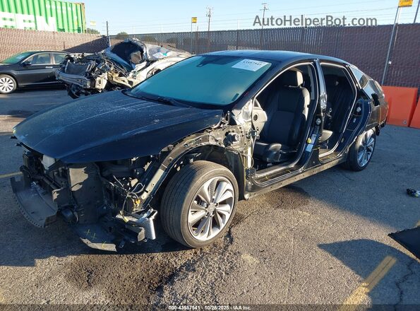 JHMZC5F17JC021082 2018 HONDA CLARITY Black Առջևի ձախ երեք քառորդ տեսարան