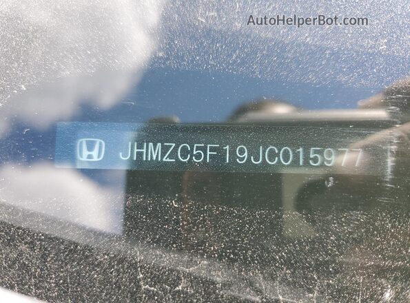 JHMZC5F19JC015977 2018 HONDA CLARITY Burgundy 
