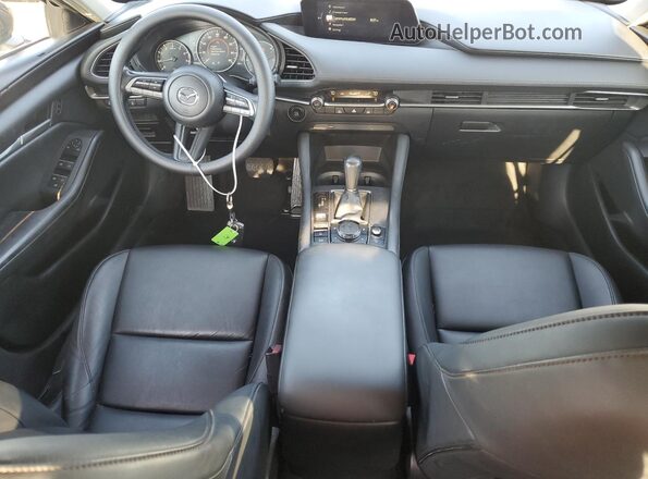 JM1BPABL3M1337814 2021 MAZDA 3 Black წინა პანელის ხედი