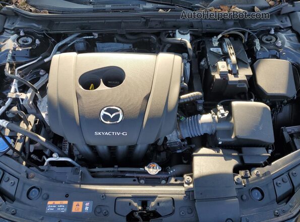 JM1BPABL3M1337814 2021 MAZDA 3 Black უკანა სალონის ხედი