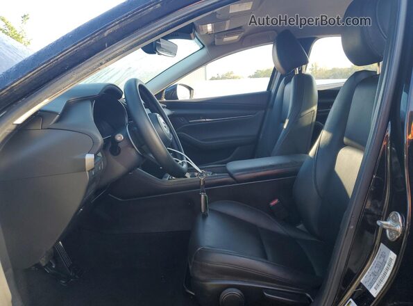 JM1BPABL3M1337814 2021 MAZDA 3 Black წინა სალონის ხედი