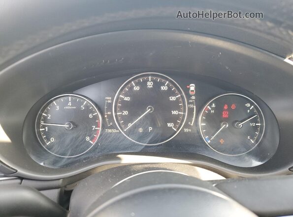 JM1BPABL3M1337814 2021 MAZDA 3 Black ხელსაწყოთა პანელის ხედი
