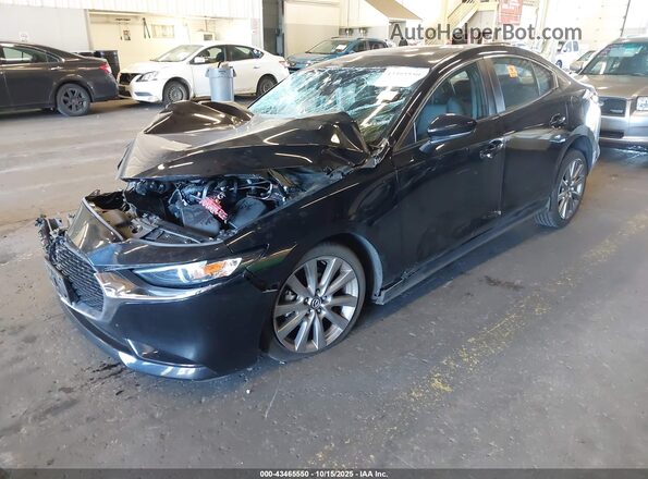JM1BPACLXM1328476 2021 MAZDA 3 Черный Передняя левая четверть