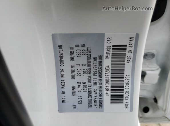 JM1BPACM8S1772834 2025 MAZDA 3 Белый 