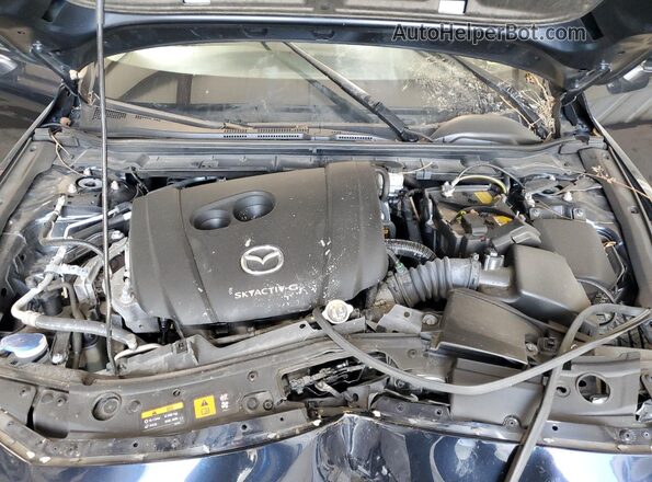 JM1BPADL0M1316593 2021 MAZDA 3 Blue Rear interior view