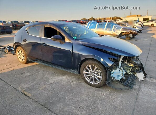 JM1BPAJL8M1307564 2021 MAZDA 3 Blue Передня права чверть
