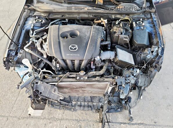 JM1BPAJL8M1307564 2021 MAZDA 3 Blue Вид задньої частини салону