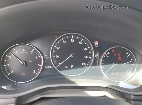 JM1BPAKM6S1753684 2025 MAZDA 3 Gray Widok zestawu wskaźników