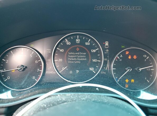 JM1BPAML3M1401542 2021 MAZDA 3 Gray Vista del cuadro de instrumentos