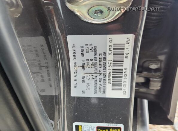 JM1BPAMM4L1168973 2020 MAZDA 3 Gray Engine compartment view