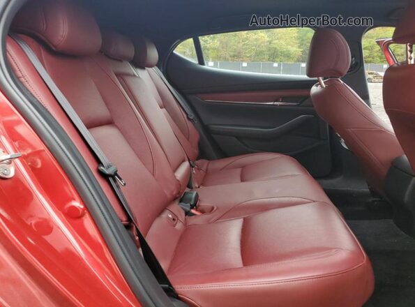 JM1BPANM8L1174208 2020 MAZDA 3 Red Vista de los asientos traseros
