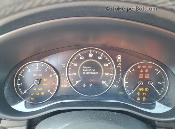 JM1BPBCM0L1172347 2020 MAZDA 3 Blue Instrument cluster view