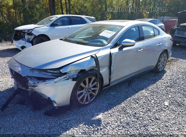 JM1BPBEM0K1132782 2019 MAZDA 3 Silver Front left
