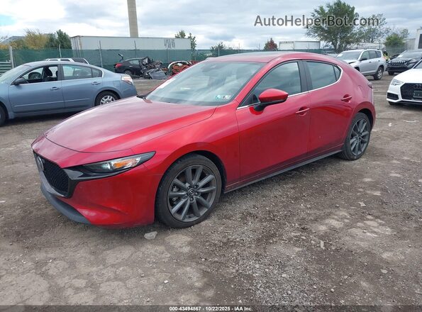 JM1BPBLL4M1402299 2021 MAZDA 3 Темно-бордовый Передняя левая четверть