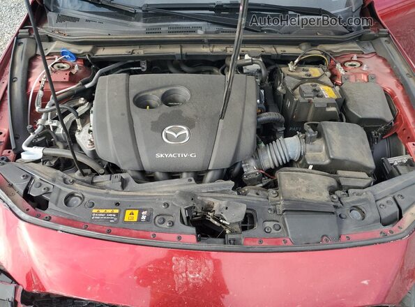 JM1BPBML6N1516563 2022 MAZDA 3 Red Սալոնի հետևի տեսք