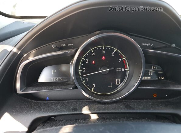 JM1DKDB70L1473392 2020 MAZDA CX-3 Black Սարքավորումների վահանակի տեսք
