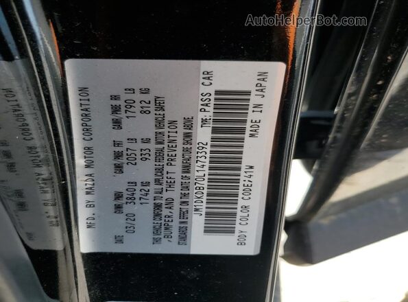 JM1DKDB70L1473392 2020 MAZDA CX-3 Black Սալոնի 360 աստիճան տեսք