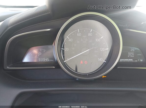 JM1DKDC76K0434048 2019 MAZDA CX-3 White Вид задніх сидінь