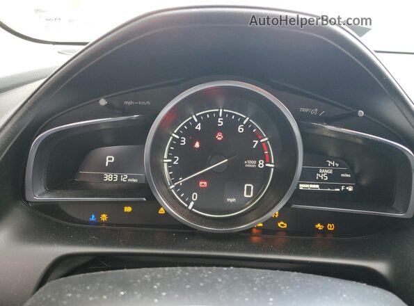 JM1DKFB70M1502158 2021 MAZDA CX-3 White Widok zestawu wskaźników