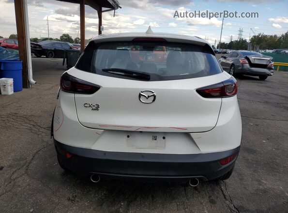 JM1DKFB70M1502158 2021 MAZDA CX-3 White Widok z tyłu
