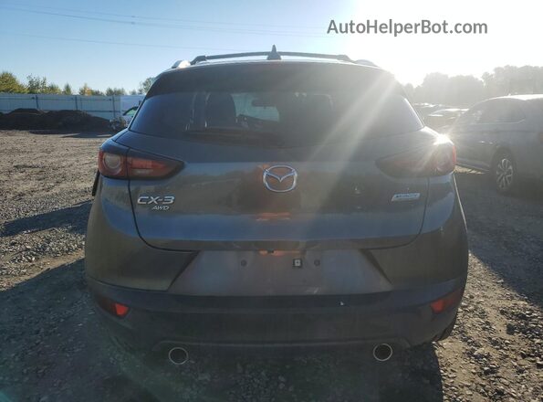 JM1DKFB73L1473902 2020 MAZDA CX-3 Charcoal უკანა ხედი
