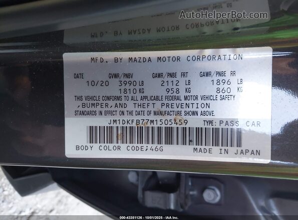 JM1DKFB77M1505459 2021 MAZDA CX-3 Gray 