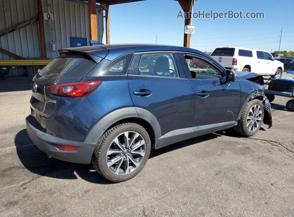 JM1DKFC71K1420967 2019 MAZDA CX-3 Синий Задняя правая четверть