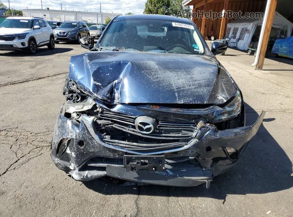 JM1DKFC71K1420967 2019 MAZDA CX-3 Синий Вид спереди