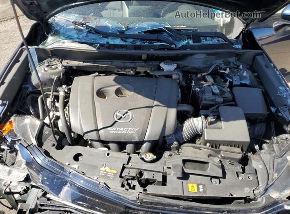 JM1DKFC71K1420967 2019 MAZDA CX-3 Синий Вид задней части салона