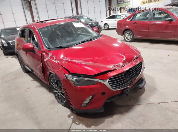 JM1DKFD77H0158031 2017 MAZDA CX-3 Red Widok z przodu