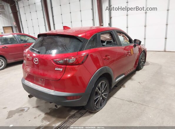 JM1DKFD77H0158031 2017 MAZDA CX-3 Red Tył prawy