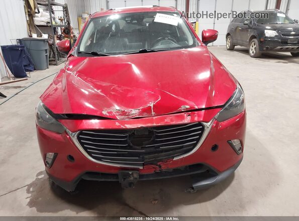 JM1DKFD77H0158031 2017 MAZDA CX-3 Red Widok zestawu wskaźników