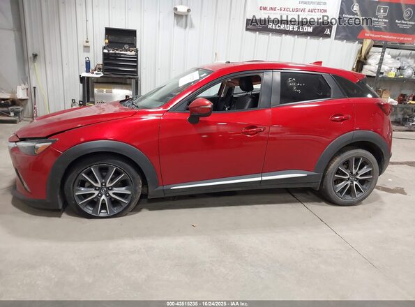JM1DKFD77H0158031 2017 MAZDA CX-3 Red Widok wnętrza 360 stopni