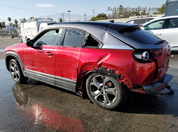 JM1DRADB2N0101069 2022 MAZDA MX-30 Red Հետևի ձախ