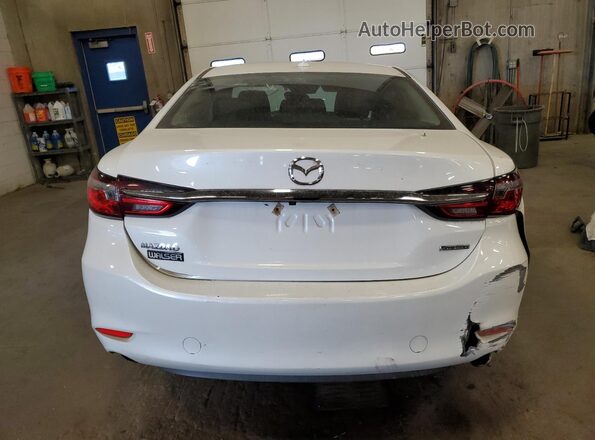 JM1GL1TY0L1512739 2020 MAZDA 6 White Вид ззаду