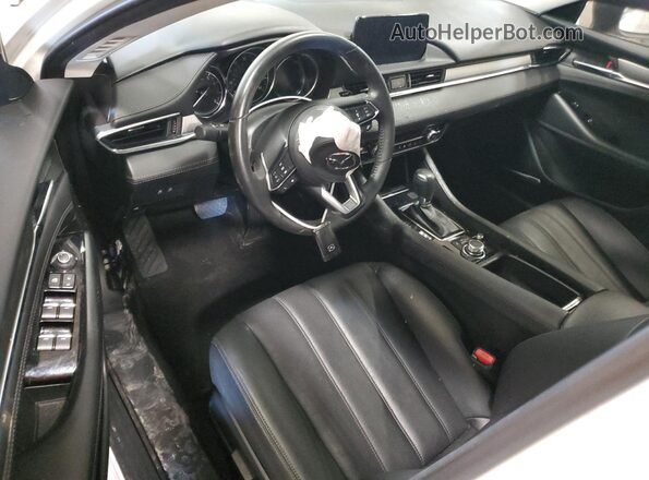 JM1GL1TY0L1512739 2020 MAZDA 6 White Вид панелі приладів