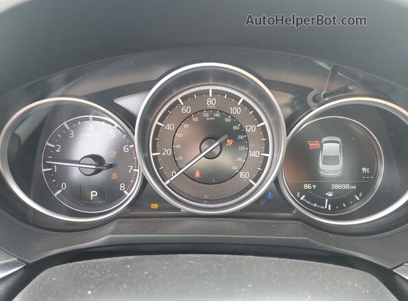 JM1GL1TY0L1520002 2020 MAZDA 6 Gray Instrument cluster view