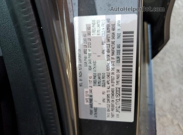 JM1GL1TY0L1520002 2020 MAZDA 6 Gray Engine compartment view