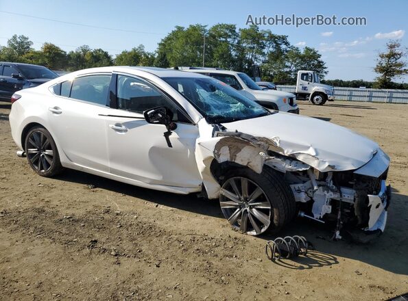 JM1GL1TY0M1617783 2021 MAZDA 6 White Przód prawy