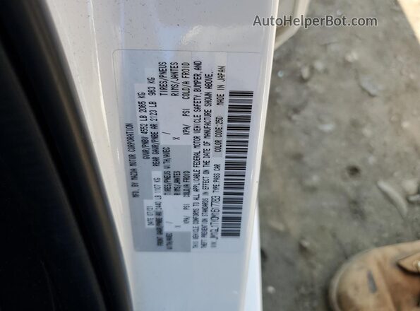 JM1GL1TY0M1617783 2021 MAZDA 6 White Widok komory silnika