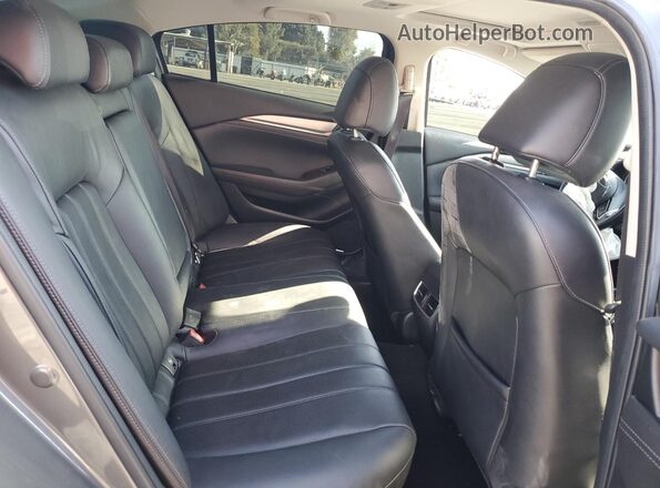 JM1GL1TY1K1504728 2019 MAZDA 6 Gray Vista de los asientos traseros