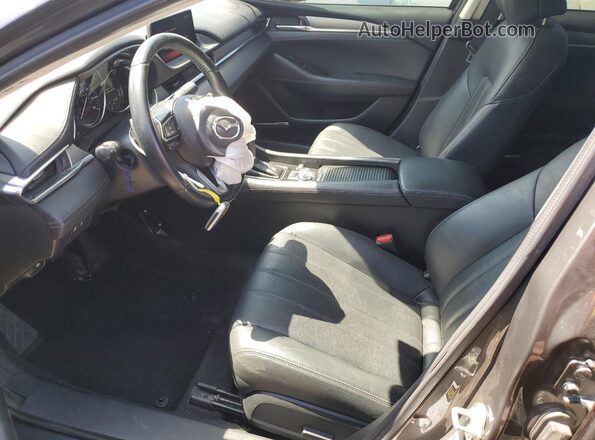 JM1GL1TY1K1504728 2019 MAZDA 6 Gray Vista interior delantera