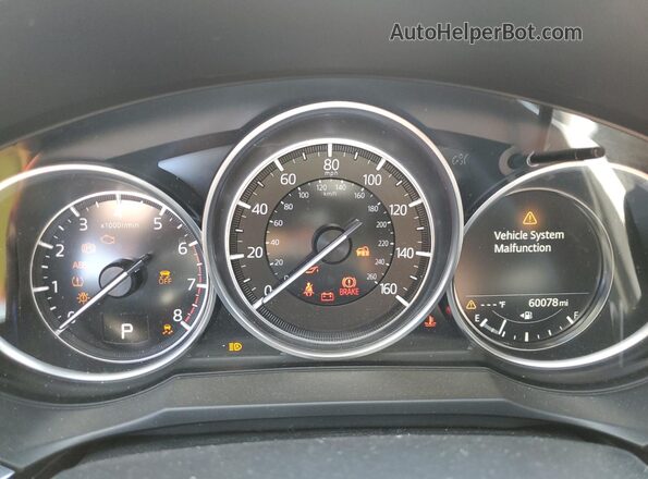 JM1GL1TY1K1504728 2019 MAZDA 6 Gray Vista del cuadro de instrumentos