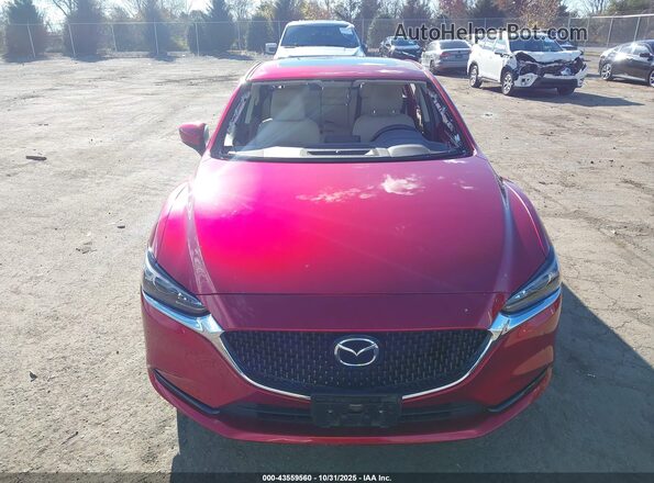JM1GL1TY1K1509234 2019 MAZDA 6 Red Սալոնի հետևի տեսք