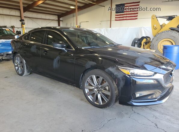 JM1GL1TY3L1514257 2020 MAZDA 6 Черный Передняя правая четверть