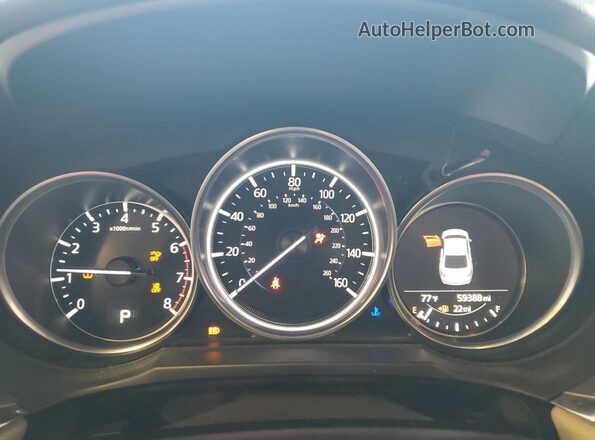 JM1GL1TY3L1514257 2020 MAZDA 6 Черный Вид щитка приборов